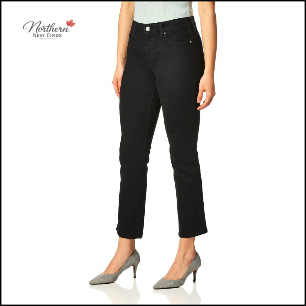Petite Straight Leg Denim Jeans with Five Pockets, Comfort Fit